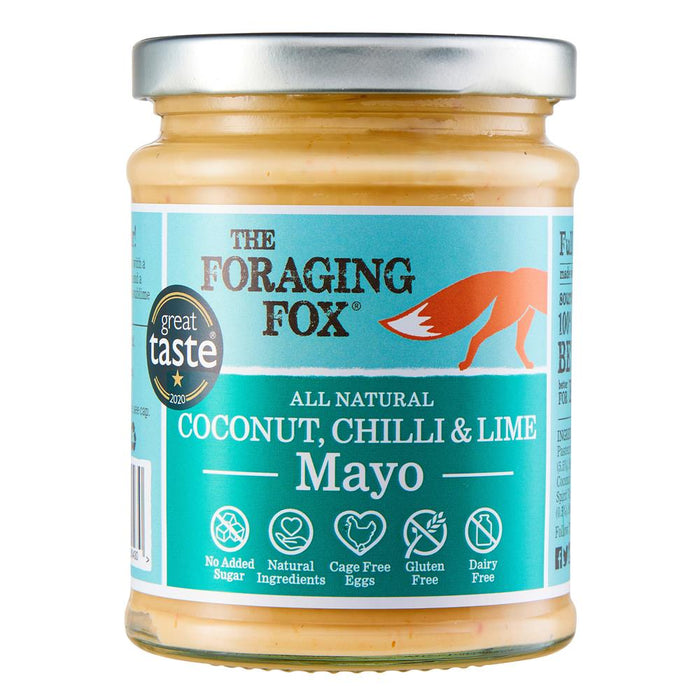 The Foraging Fox Coconut Chilli & Limo Mayo 204g
