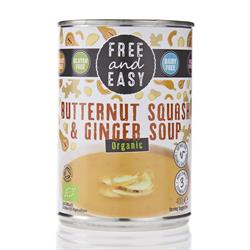 Free & Easy Butternut Squash & Ginger soup 400g
