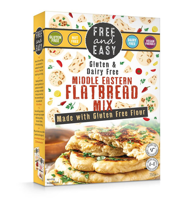 Free & Easy Middle Eastern Flatbread Mix 250g