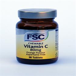 FSC Chewable Vitamin C 80mg 30 tablet