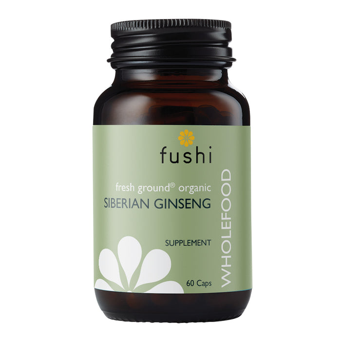 Fushi Wellbeing Siberian Ginseng Root, Organic 60 Capsules