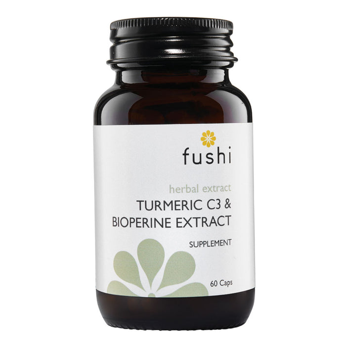 Fushi Wellbeing Turmeric C3 & Bioperine 500mg 60 Capsules