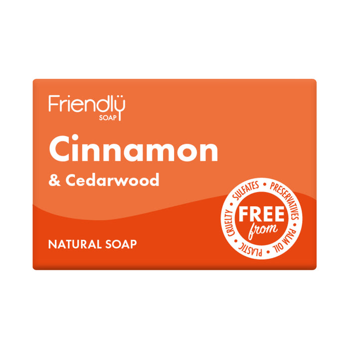 Friendly Soap Cinnamon & Cedarwood Soap 95g