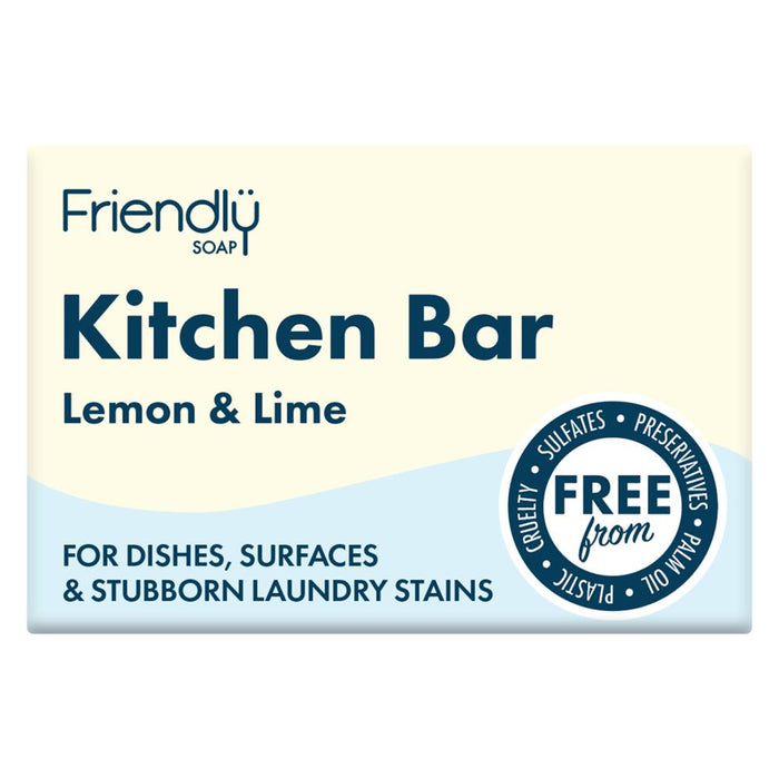 Friendly Soap Kitchen Bar - Lemon & Lime 95g
