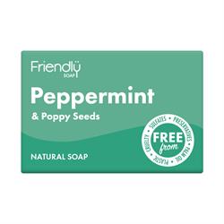 Friendly Soap Peppermint & Poppy Seeds Soap 95g