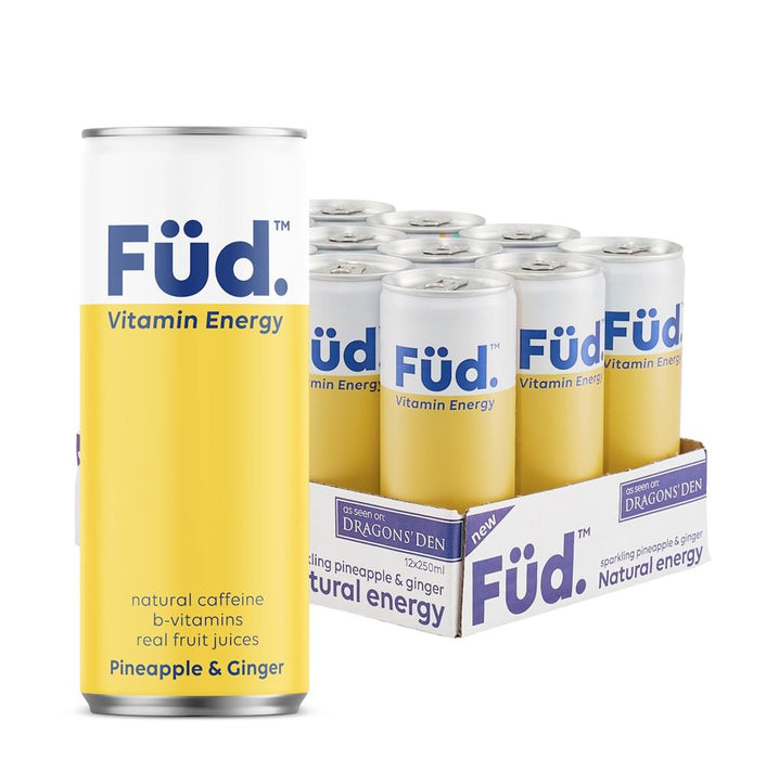 Fud Pineapple & Ginger Energy RTD 250ml