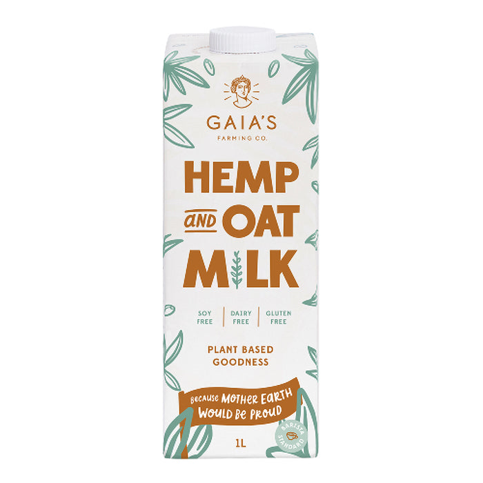 Gaia's Farming Hemp & Oat Barista Milk 1L