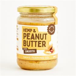 Gaia's Farming Hemp & Peanut Smooth Butter 330g