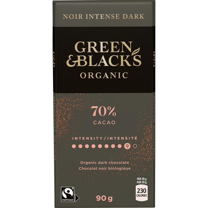 Green & Blacks Organic 70% Dark Chocolate 90g