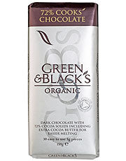 Green & Blacks Organic DARK Cooking Chocolate 150g
