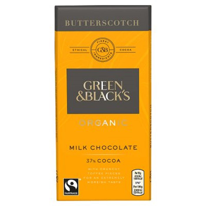 Green & Blacks Organic Milk Butterscotch Choc 90g
