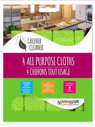 Greener Cleaner All Purpose Cloths - 4 Pack