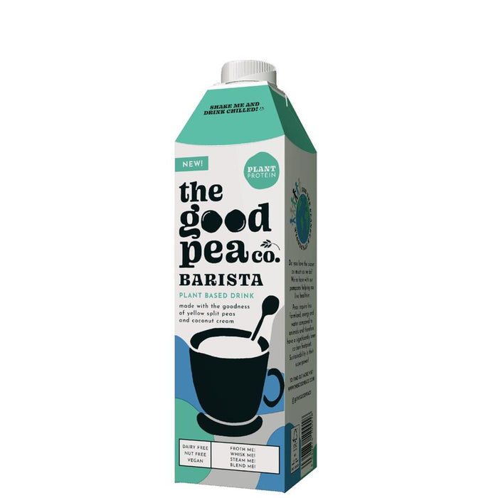 The Good Pea Co Barista Plant Milk 1l