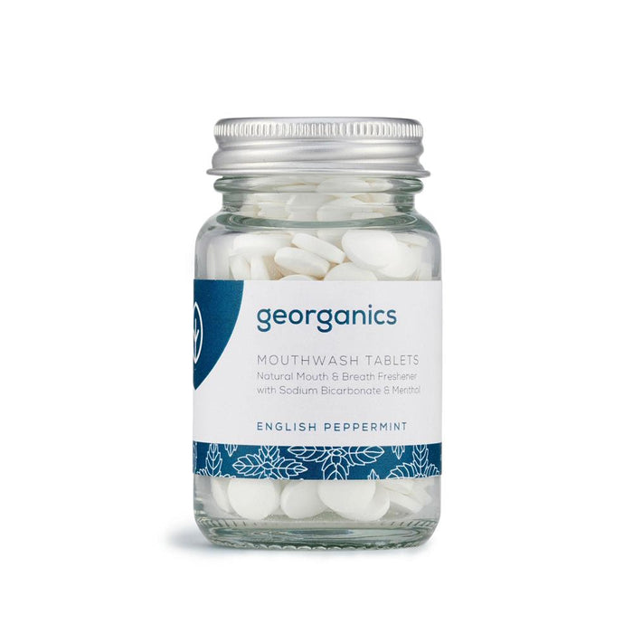 Georganics Mouthwash Tablets - Peppermint 180 tablets