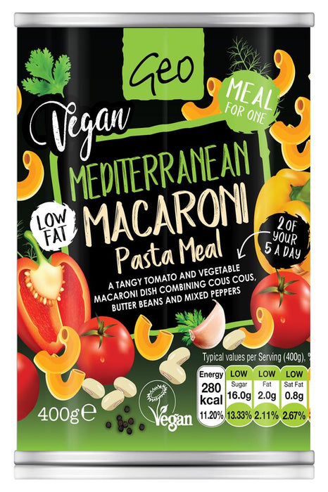 Geo Cans -Mediterranean Pasta Meal 400g