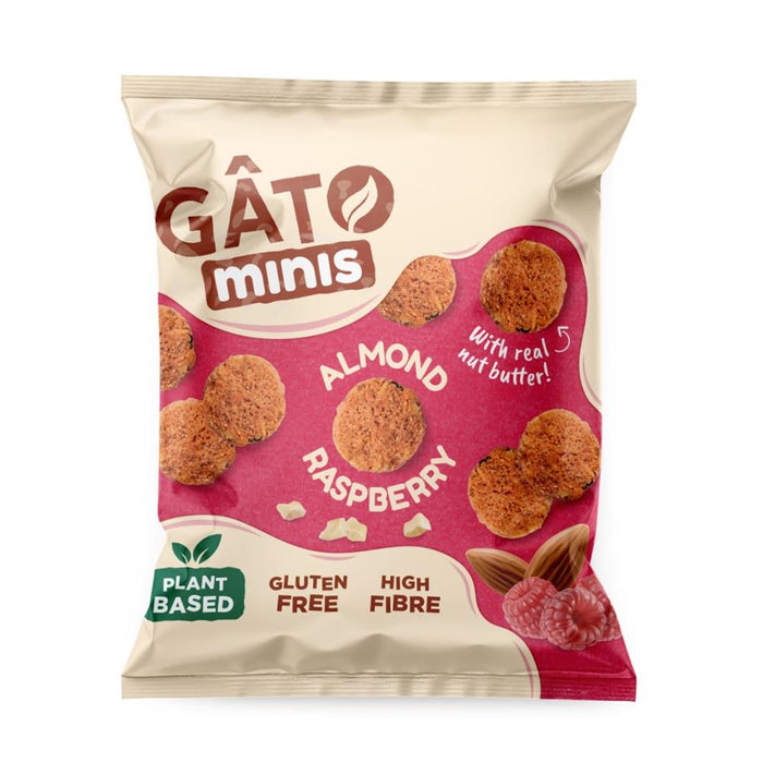 Gato Mini Almond Raspberry Cookies 33g