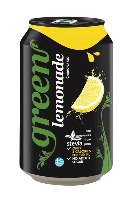 Green Cola Green Lemonade Can 330ml