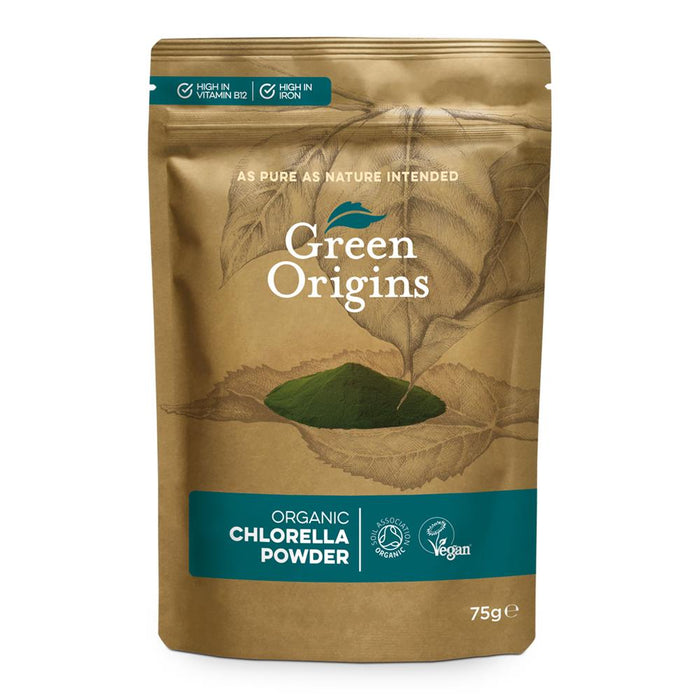 Green Origins Organic Chlorella Powder 75g