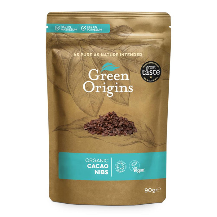 Green Origins Organic Cacao Nibs (Raw) 90g