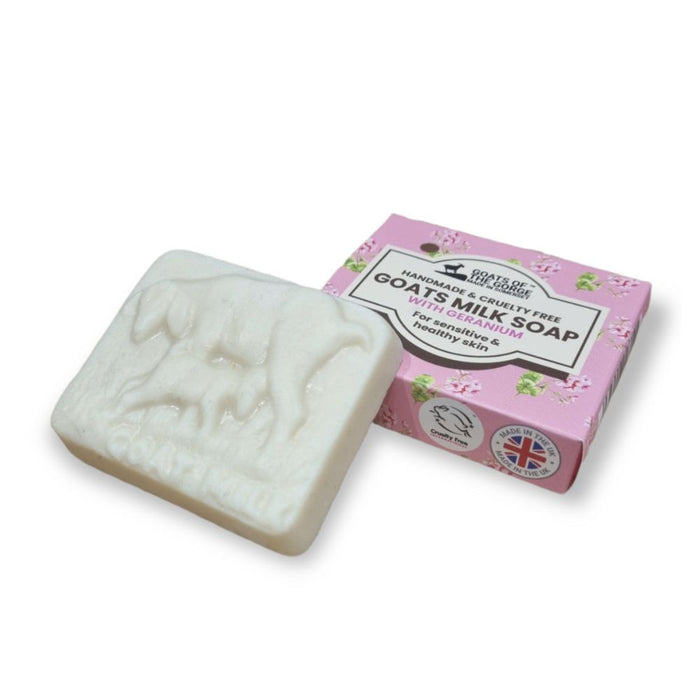 Goats of the Gorge Goats milk soap with Geranium 90g