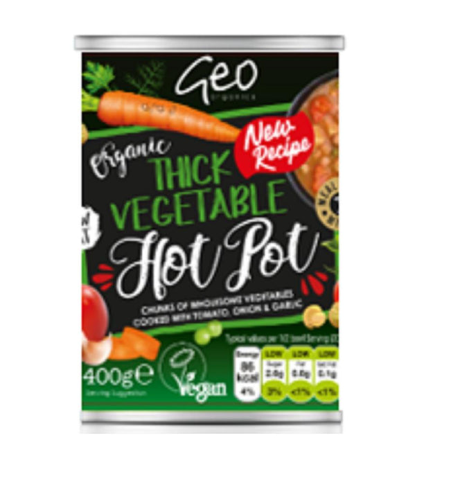 Geo Organics Cans - Thick Vegetable Hotpot 400g