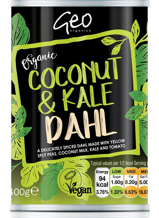 Geo Organics Cans - Org Coconut & Kale Dahl 400g