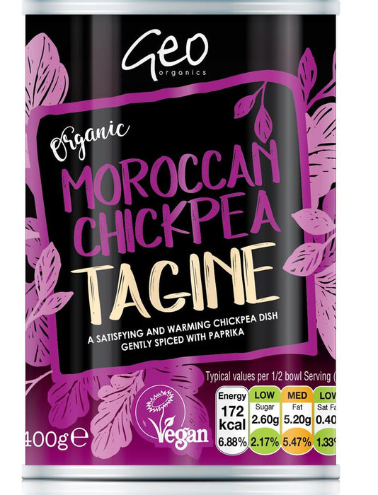 Geo Organics Cans -Moroccan Chickpea Tagine 400g