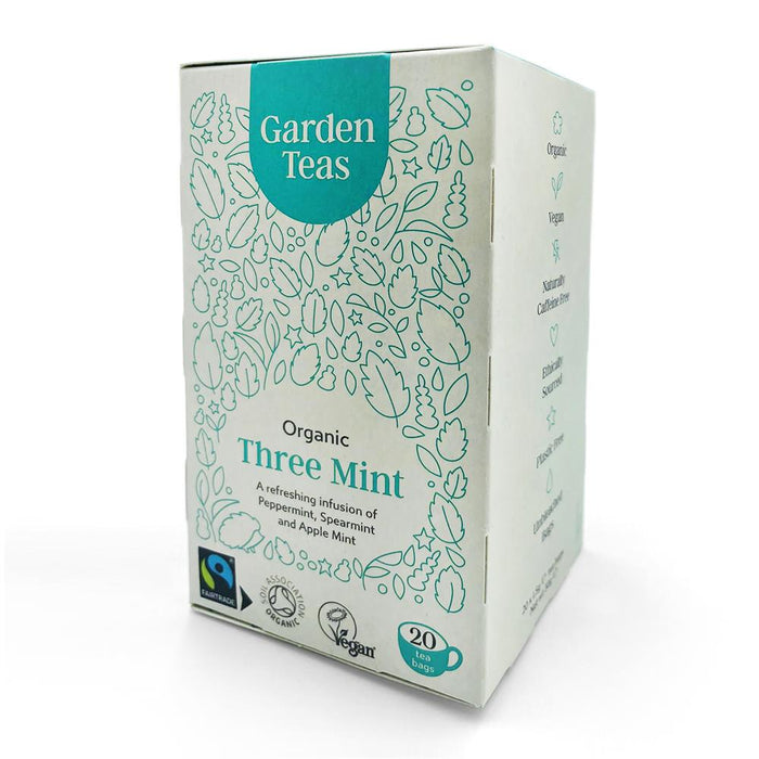 Garden Teas Organic Three Mint Infusion 20 Bags