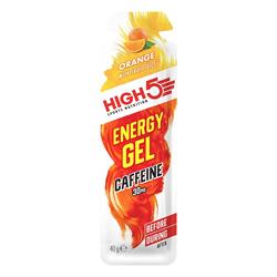 High 5 Energy Gel Caffeine Orange 40g