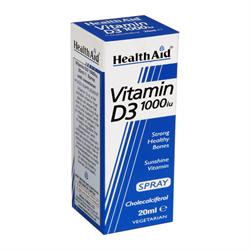 HealthAid Vitamin D3 1000iu New 20ml