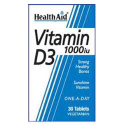 HealthAid Vitamin D3 1000iu 30 Tablets