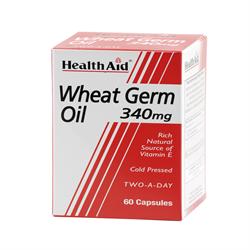 HealthAid Wheat Germ Oil 340mg 60 Capsules