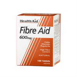 HealthAid Fibre Aid 600mg (95% Fibre) 100 Tablets