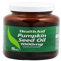 HealthAid Pumpkin Seed Oil 1000mg 60 Capsules