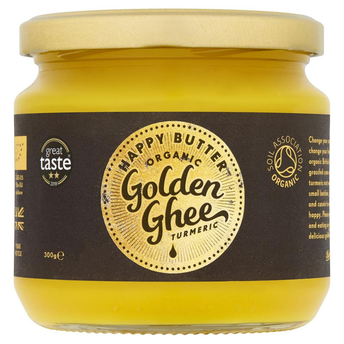 Happy Butter Organic Golden Turmeric Ghee 300g