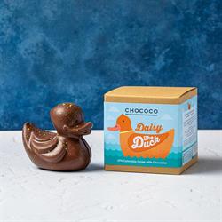 Chococo Daisy the Milk Chocolate Duck 115g