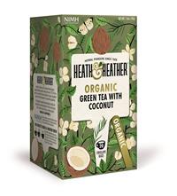 Heath And Heather Organic Green Tea & Coconut 20bag