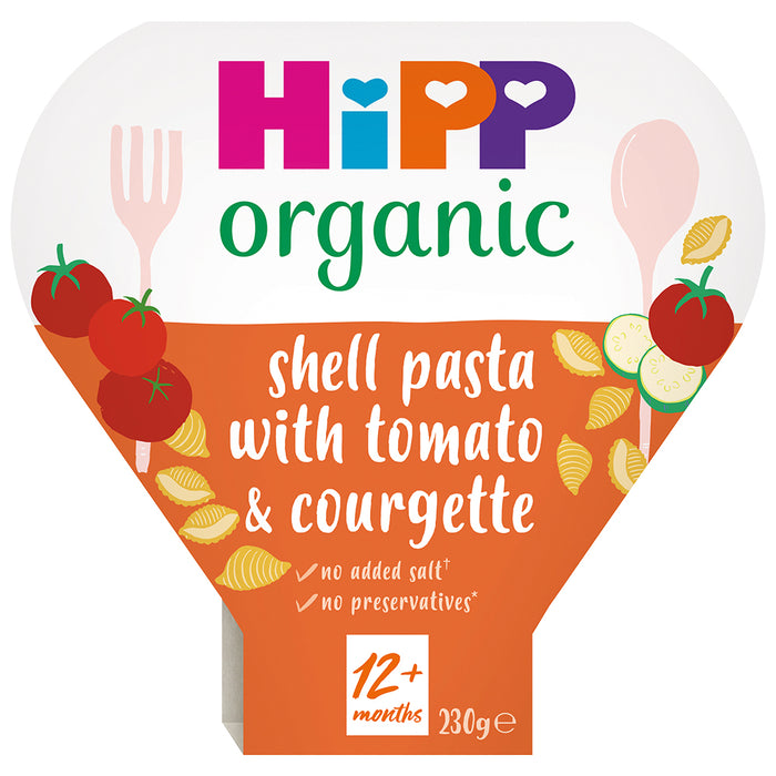 Hipp Shell Pasta Tomato & Courgette 279g
