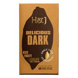 Harris and James Delicious Dark Chocolate Bar 86g
