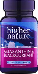 Higher Nature Astaxanthin & Blackcurrant 90 capsule