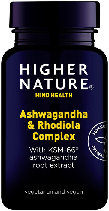 Higher Nature Ashwagandha & Rhodiola Complex 30 capsule