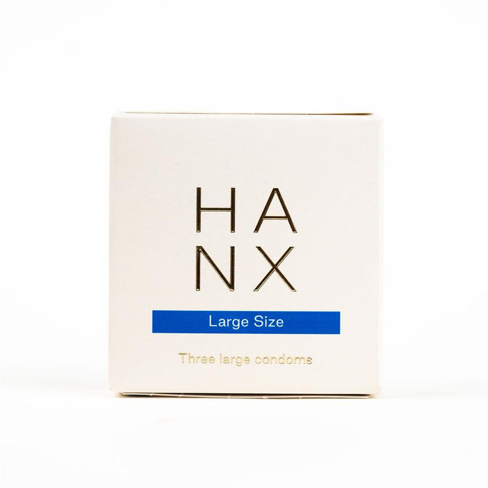 Hanx Large Ultra Thin Vegan Condom 3unit