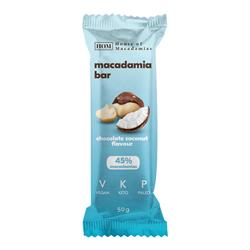 House of Macadamia Protein Bar- Chocolate Coconut 50g