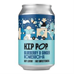 Hip Pop Blueberry & Ginger Kombucha 330ml
