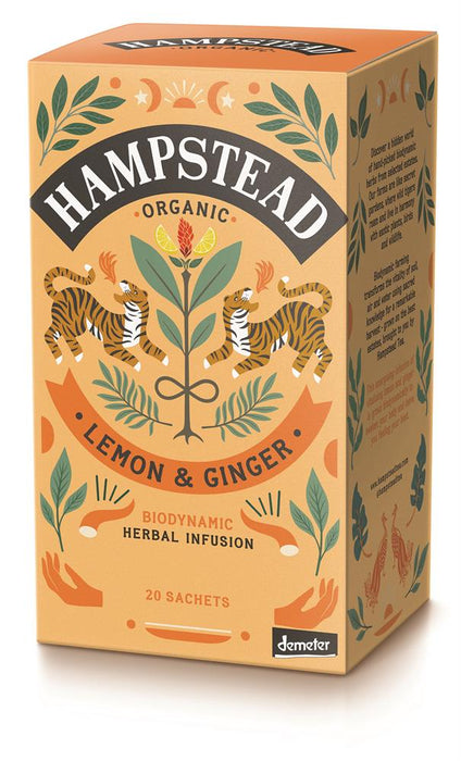 Hampstead Tea Liberate Lemon & Ginger 20 Bags