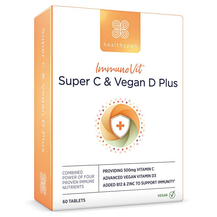 Healthspan ImmunoVit Super C & Vegan D 60 tablet
