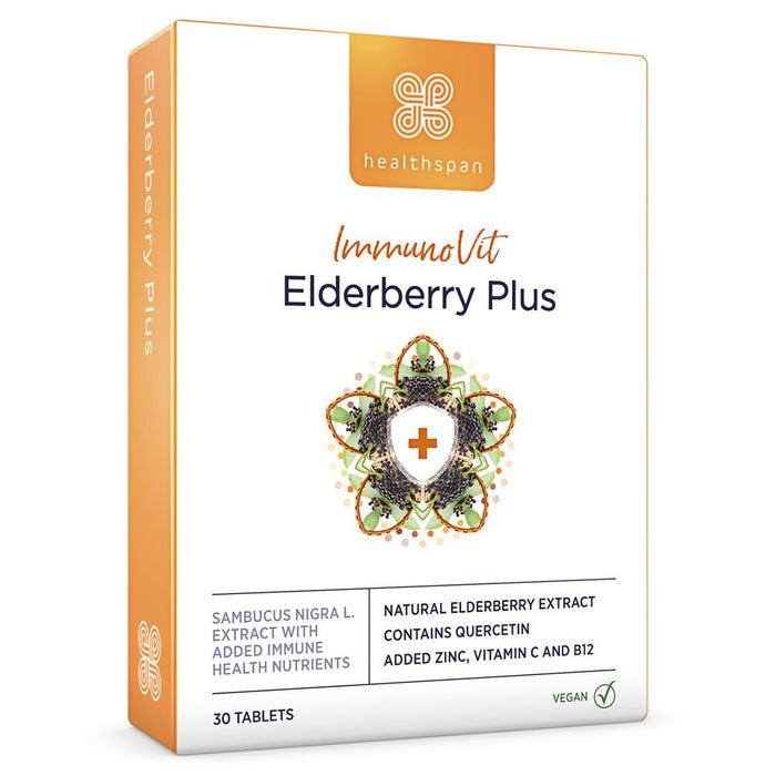 Healthspan ImmunoVit Elderberry Plus 30 tablet