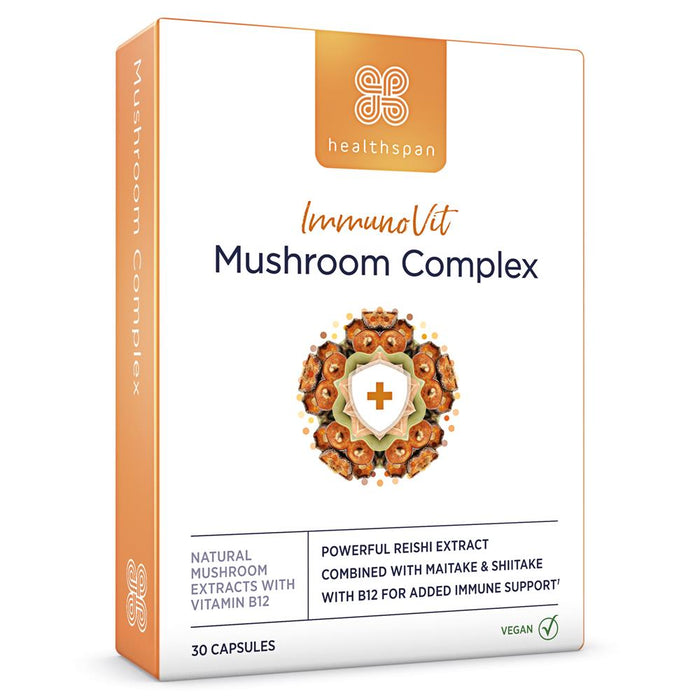 Healthspan ImmunoVit Mushroom Complex 30 capsule