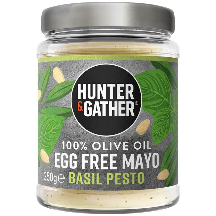Hunter and Gather Egg Free Pesto Olive Oil Mayo 250g
