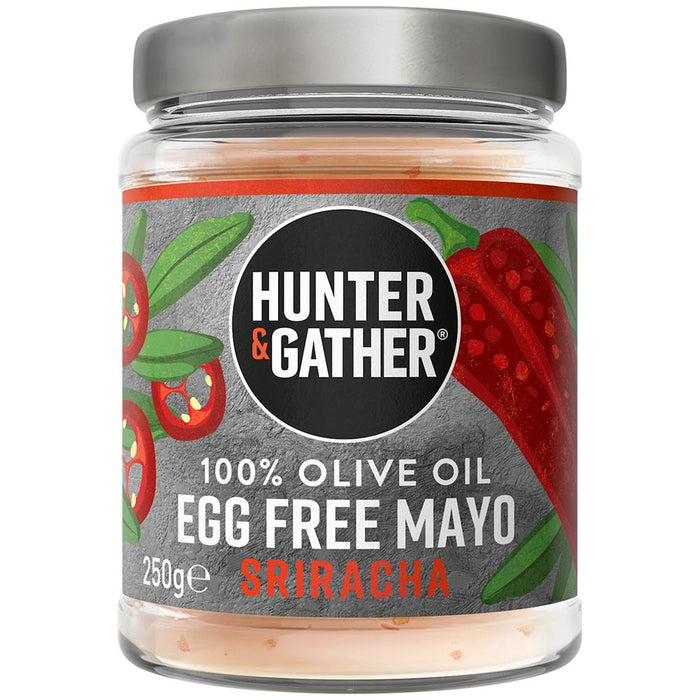 Hunter and Gather Egg Free Sriracha Mayonnaise 250g